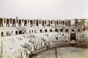 France Arles Amphitheatre interior Old Photo Jusniaux 1895