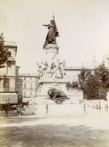France Avignon Monument du Centenaire Centenary Charpentier Photo Jusniaux 1895