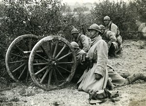 France Chalons en Champagne Military Maneuvers Gun Old Meurisse Photo 1930