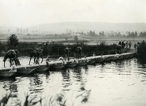 France Marne Vincelles Dormans Military Maneuvers Bridge Old Meurisse Photo 1930