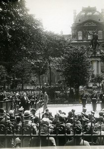 France Paris Military Anniversary of Lafayette Old Meurisse Photo 1930
