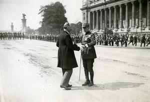 France Paris Military Lebrun Congratulating General Gouraud Photo Meurisse 1932