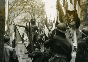 France Paris Inauguration of Monument Archembaud Statue Old Meurisse Photo 1930