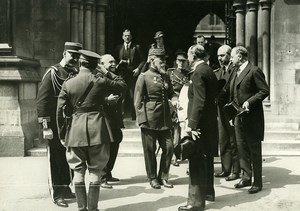 France Paris American Church Memorial Day Jesse Strauss Old Photo Meurisse 1934