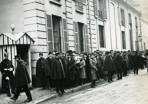 France Paris André Maginot Death Chapel of Rest Crowd Old Photo Meurisse 1932