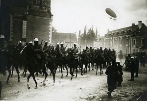 L'Île-Bouchard Military Exercise Dirigible Dupuy-de-Lôme Photo Branger 1912