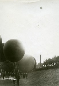 France Early Aviation Balloons Aero-Club Grand Prix Old Photo Branger 1910