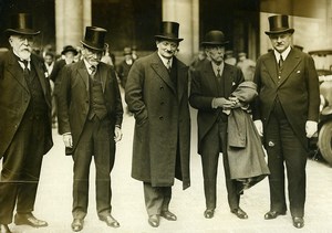 Paris Sorbonne Physicist Arsonval Strauss Danielou Pate Old Meurisse Photo 1930