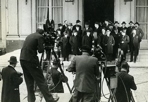 Paris Politics Ministry Paul Boncour Cameras Photographers Photo Meurisse 1933