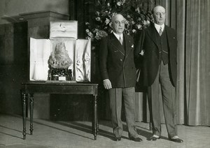 Paris Prefect of Police Jean Chiappe & M Niard Old Meurisse Photo 1930