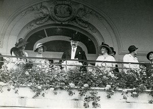 Paris Auteuil Horse Races French President Albert Lebrun Old Meurisse Photo 1933