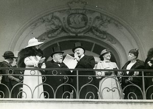 Paris Auteuil Horse Races French President Albert Lebrun Old Meurisse Photo 1933