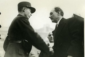 Paris Prefecture de Police Minister Camille Chautemps Old Meurisse Photo 1930