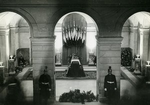 France Paris Death of Paul Painlevé Catafalque Old Photo Meurisse 1933