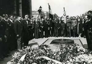 Paris Arc de Triomphe Unknow Soldier Mr Spalaikovitch Old Meurisse Photo 1930