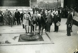 Paris Arc de Triomphe Unknow Soldier Paul Boncour Gouraud Meurisse Photo 1930