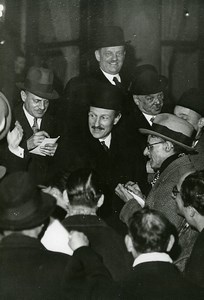 Paris Journalists listening to Statement at Elysee Palace Meurisse Photo 1930