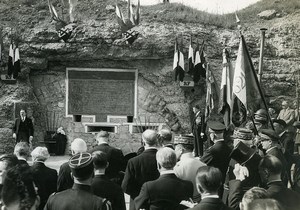 France Fort of Douaumont President Albert Lebrun Old Meurisse Photo 1932