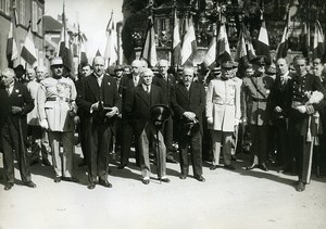 France Meaux Paul Boncour Victory of the Marne Ceremony Old Meurisse Photo 1932