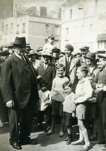 France Le Havre Departure of Edouard Herriot for Jersey Old Meurisse Photo 1930