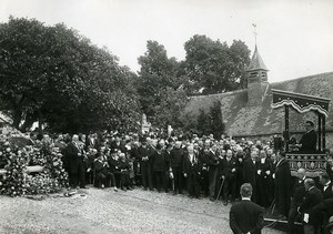 France Houlbec-Cocherel Aristide Briand Edouard Herriot Old Meurisse Photo 1932