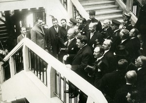 France Foire de Lyon Inauguration Lebrun & Herriot Old Meurisse Photo 1932