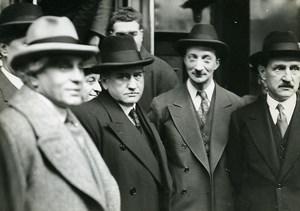 France Politician Daladier Paul-Boncour, Bonnet et Chautemps Photo Meurisse 1932