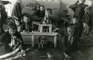 Russia Moscow Children Day Care of the newspaper Pravda Old Photo 1947