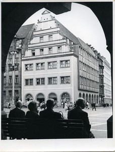 East Germany Leipzig Old Weighing House Alte Waage Market Square Old Photo 1967