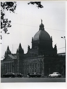 East Germany Leipzig Dimitroff Museum Reichsgerichtsgebäude Cars Old Photo 1968