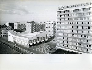 East Germany Leipzig Sachsenplatz Information Center Old Photo 1969