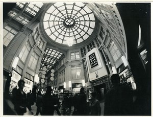 East Germany Leipzig Madlerpassage Arcade Dome Spring Fair Old Photo 1972