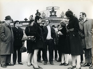 East Germany Potsdam Schloss Sanssouci tourists group from Brussels Photo 1972