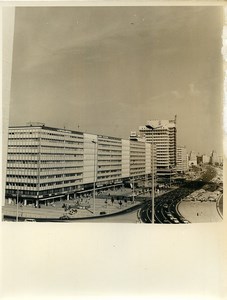 East Germany Berlin Alexanderplatz Automobiles Old Photo 1971