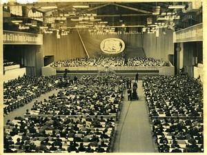 Germany Berlin SED Socialist Party Congress Werner Seelenbinder Halle Photo 1963