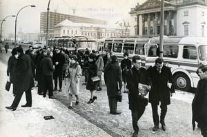 East Germany Berlin Belgian Leuven Medical Students visiting Old Photo 1966