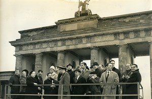 East Germany Berlin Catholics Conference Brandenburg Gate Old Photo 1964