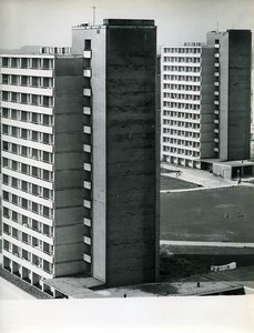 East Germany Rostock new Residential District of Sudstadt Old Photo 1965