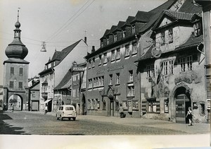 East Germany Saalfeld Blankenburger Strasse Street Old Photo 1964