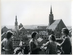 East Germany Dresden Bautzen panorama Old Photo 1966