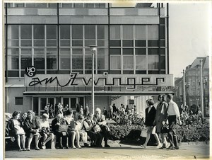 East Germany Dresden restaurant am Zwinger Old Photo 1967