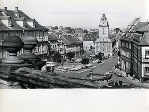 East Germany Gotha door of the Thuringian Market place Old Photo 1969