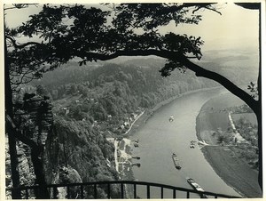 East Germany Elbsandsteingebirge Bastei Sächsische Schweiz Old Photo 1966