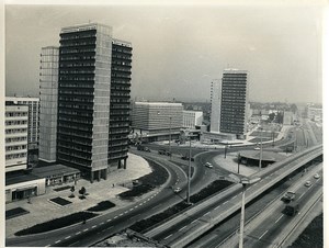 East Germany Halle Thalmann Place Old Photo 1971