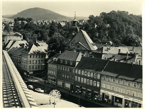 East Germany Suhl Panorama Shops Old Photo 1971