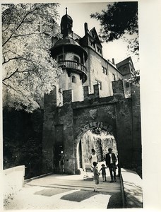 East Germany Castle of Rochsburg Youth Hostel Old Photo 1971