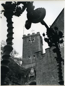 East Germany Wartburg Castle taken from Well of the Dragon Old Photo 1967