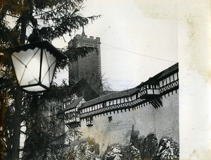 East Germany Wartburg castle Eisenach Martin Luther Old Photo 1965