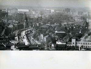 East Germany Halle panorama Old Photo 1971