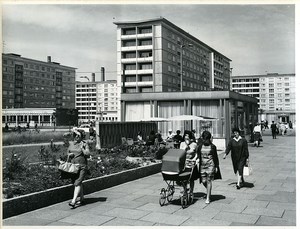 East Germany Chemnitz Wilhelm Pieck Street Karl-Marx-Stadt Old Photo 1968